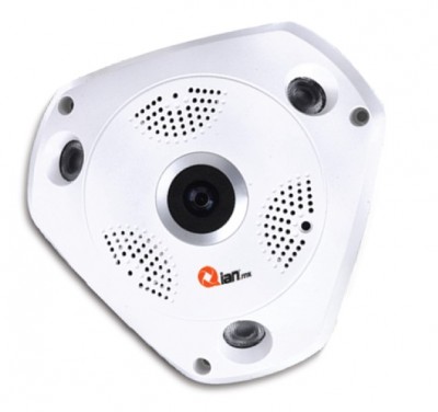 Cámara IP Qian Yao 360° QC3601701, 1.3 Megapixeles, 25 fps