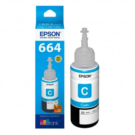 Cartucho EPSON T664220-AL, Cian, Epson