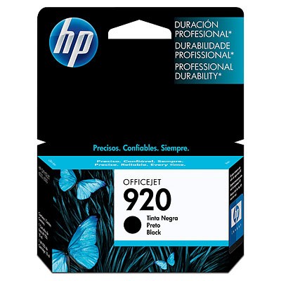 Cartucho HP Num 920, Negro CD971AL