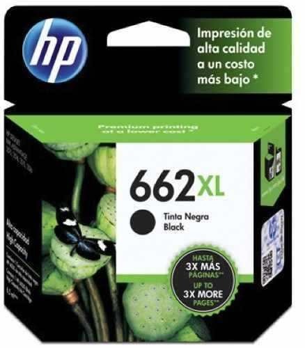 Cartucho HP 662XL Negro CZ105AL