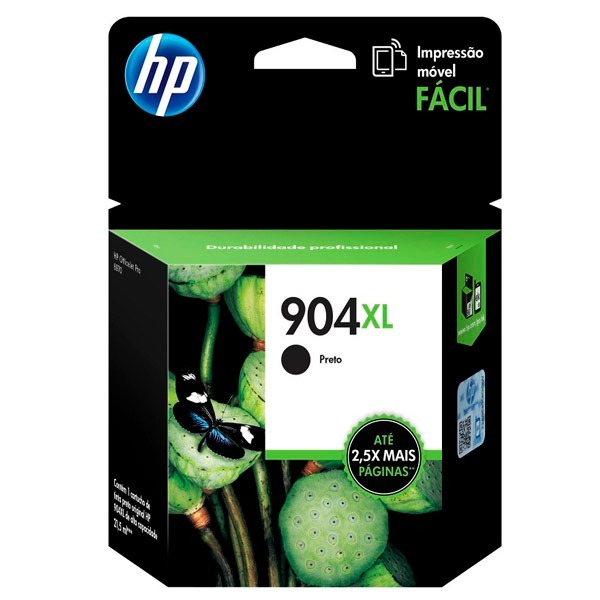 Cartucho HP Num 904XL, Negro T6M16AL