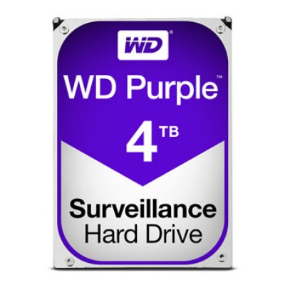 Disco Duro Interno Western Digital WD40PURZ Purple 3.5'', 4TB, SATA III, 6 Gbit/s, 5400 RPM, 64MB Cache WD40PURZ