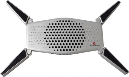 Base enfriadora TechZone (TZBE01) plata con 3 puertos USB