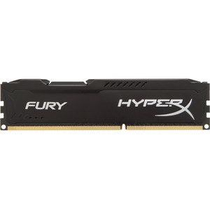 KINGSTON Memoria 8GB DIMM SDRAM (1X8GB) DDR3-1866/PC3-14900 HyperX Fury - CL10- 1.50V - No ECC - Sin búfer- 240 Pins NEGRO