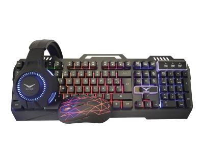 Kit Gamer Naceb Na-0925 4 En 1 , Tec/Mouse/Audif/Mousepad