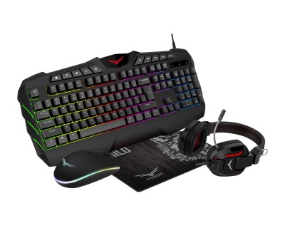 Kit GAMER 4 en 1 Naceb Technology NA-0934, USB, Juego, 1000 DPI