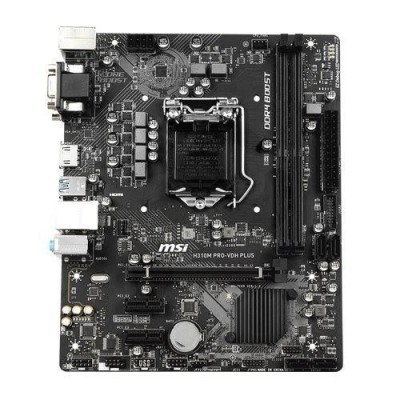 Motherboard MSI H310 VDHP PLUS, DDR4, 32 GB, Intel, LGA1151, ATX