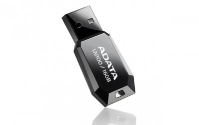 Memoria USB ADATA UV100, 16 GB, USB 2.0, Negro