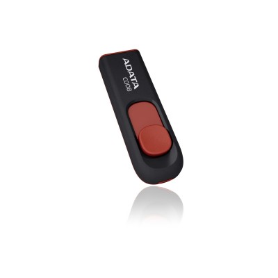 Memoria USB ADATA C008, Negro, 64 GB, USB 2.0