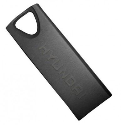 Memoria Usb 32Gb Hyundai Metalica Negro