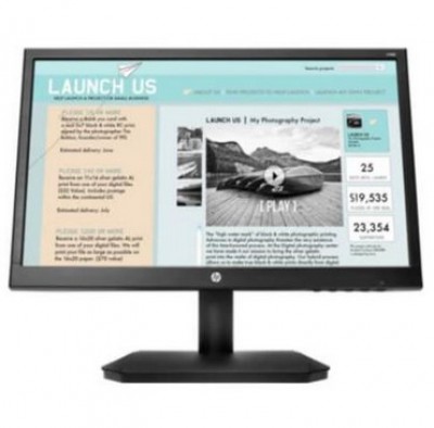 Monitor 18.5 HP V190, 1366 x 768, 18.5 pulgadas, 200 cd / m², 1366 x 768 Pixeles, 5 ms, Negro