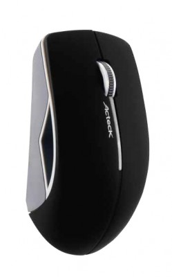 Mouse ACTECK AC-916530, Negro, 3 botones, RF inalámbrico, Óptico, 1200 DPI