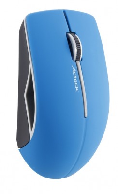 Mouse ACTECK AC-916554, Azul, 3 botones, RF inalámbrico, Óptico, 1200 DPI