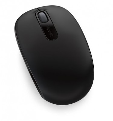 Mouse MICROSOFT Wireless Mobile Mouse 1850 Inalambrico, Negro, 3 botones, RF inalámbrico, Óptico, 1000 DPI