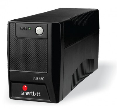 No-Break SMARTBITT SMARTBITT 750 (NB-750), 750 VA, 375 W, Negro, Hogar y Oficina