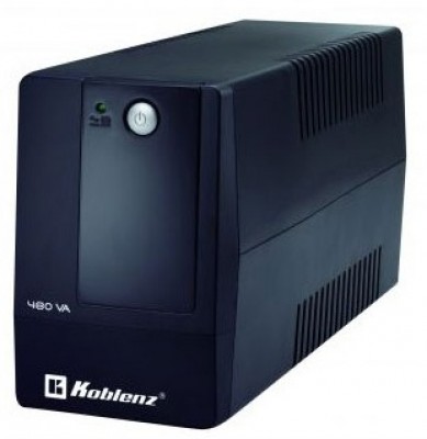No-Break KOBLENZ 4816 USB/R, 480 VA, 240 W, Negro, Hogar y Oficina