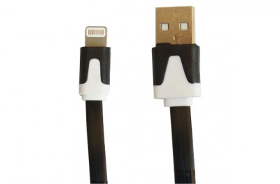 Cable Usb A Lightning, 1 Mts Ovaltech Ovcab-L002 Negro