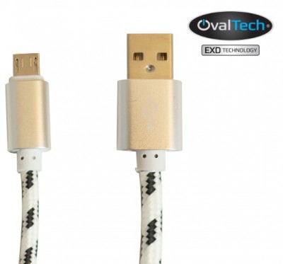 Cable Micro Usb 1 Metro Ovcab-U005 Blanco