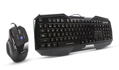 Kit Gamer de Teclado y Mouse Acteck GK-101, Alámbrico, USB, Negro