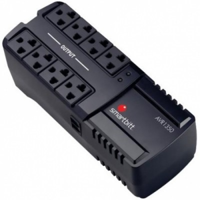 Regulador Smartbitt Sbavr1350, 1350 Va, 675W ,8 Contactos