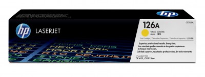 Tóner HP Num 126A, 1000 páginas, Amarillo