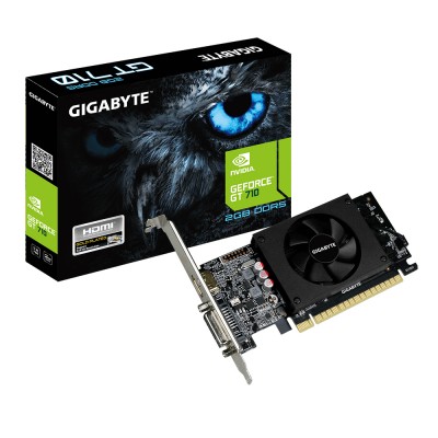 Tarjeta de Video GIGABYTE GV-N710D5-2GL, NVIDIA, GeForce GT, GDDR5, 64 bit, PCI Express x8 2.0 (GV-N710D5-2GL)