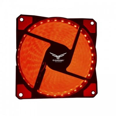 Ventilador Naceb NA-0919R, Negro/Rojo, 1200 RPM
