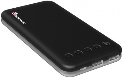 Power Bank Blackpcs EPBBL9-10000, Negro, Universal, 10000 mAh, 5V, Polímero de litio