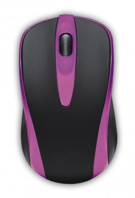 Mouse Naceb NA-099M, Morado, 3 botones, USB, Óptico, 1000 DPI