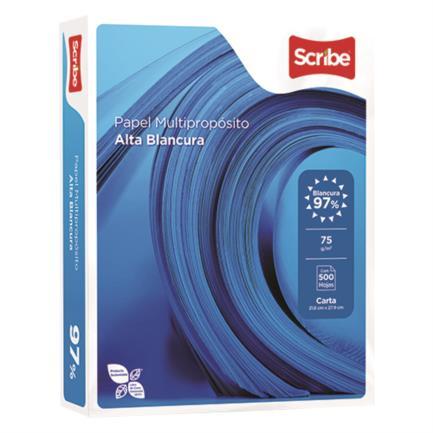 Paquete con 500 Hojas Blancas Scribe