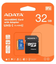 MICROSD ADATA A1 AUSDH32GUICL10A1-RA1