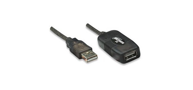 Extensión cable USB 2.0 de macho a hembra 15 metros
