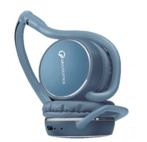 Audifonos Over Ear LF Acustics Juggle, Azul, Bluetooth 4.2