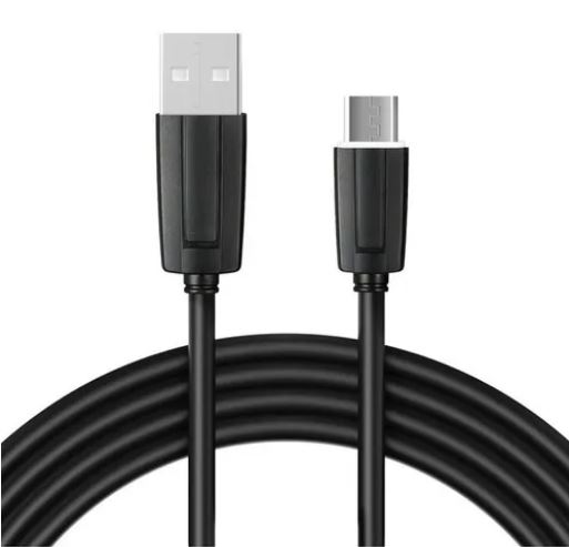 OVCAB-U008 Cable USB a Micro USB, 2 mts carga / datos Plano color negro. Premium OvalTech