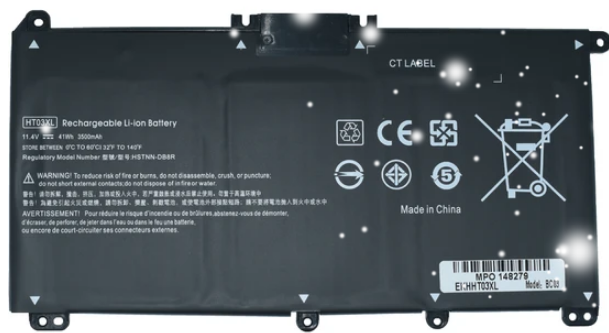 EKHHT03XL Bateria 11.55V 41.9Wh/3630mAh para HP Pavilion