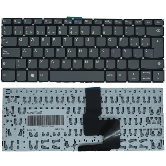 Teclado color Negro (SP) (Tecla SUPR) para IdeaPad 320-14ISK 320-14IKB 320S-14IKB 320-14AST