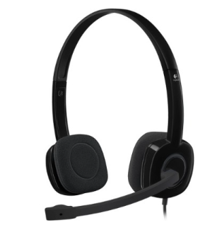 Diadema LOGITECH H151, PC/Juegos, Diadema, Negro, Alámbrico, 3.5 mm (1/8 ")