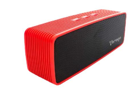 BOCINAS VORAGO BSP-100 v2 BLUETOOTH MANOS LIBRES ROJO