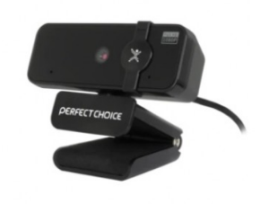 Webcam PERFECT CHOICE PC-320500, 2 MP, USB, Negro, 1920 x 1080 Pixeles