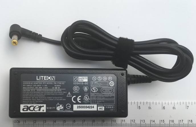 ACER-GATEWAY ORIGINAL AC ADAPTER, 19V, 3.4A, TIP 5.5*1.7, 65W