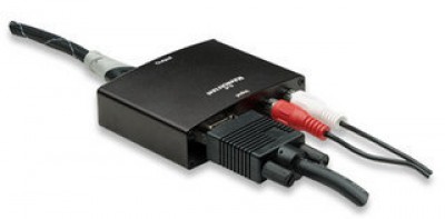 Convertidor VGA a HDMI MANHATTAN, VGA, Negro 177351