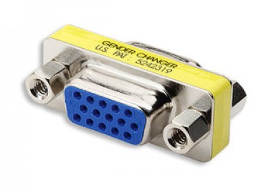 Adaptador VGA - Cambiador de Genero MANHATTAN, VGA (D-Sub), VGA (D-Sub), Hembra/hembra (200462)