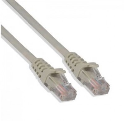 Cordón de Parcheo Cat. 6, 2m, (23 AWG), 2 mts. (7 ft) cableado estándar T-568B, GRIS