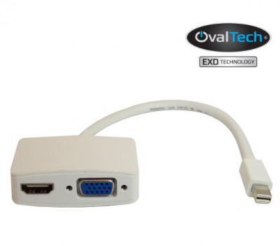 OVMDP-2EN1 ADPTADR MDP HDMI/VGA OVALTECH