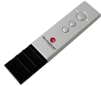 Presentador Láser TECHZONE, Negro, RF inalámbrico, Pulsadores, 10 m