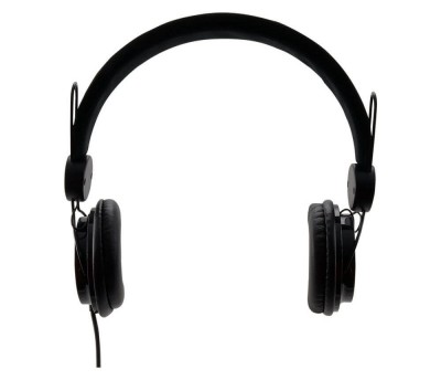 Audífono con micrófono ON EAR TRUE BASIX TB-914635, Negro, 3.5 mm, 1.2 m