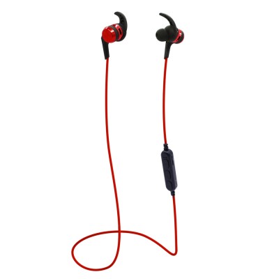 AUDÍFONOS BLUETOOTH BROBOTIX IN-EAR SPORT TF2, Rojo, Bluetooth, 70 cm, Deportivos